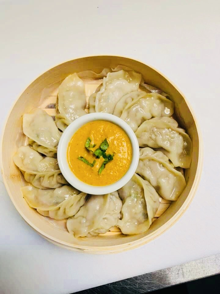 Chicken Mo Mo at New Everest Indian Multi Kitchen & Bar in Edmonton